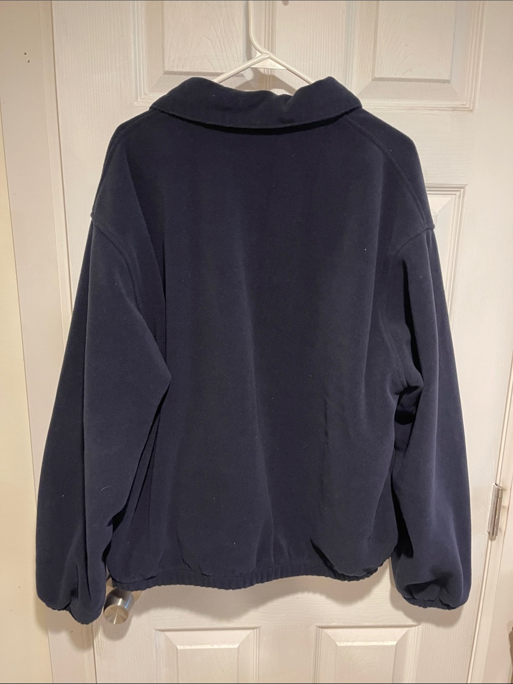 Polo by Ralph Lauren Navy Fleece Jacket with Red Trim - Picture 4 of 4